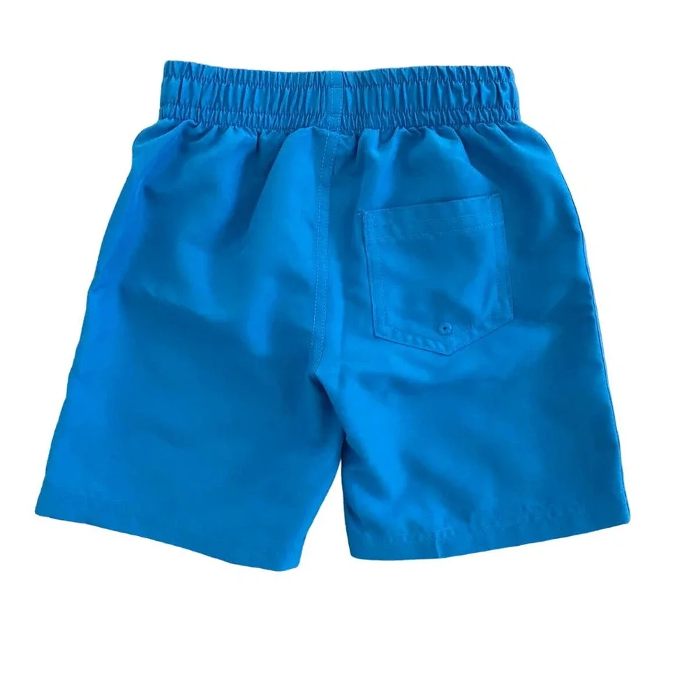 Puma Boys Neon Blue‎ Swim Trunks Size 5 NWT